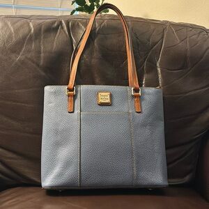 Donney & Bourke blue leather bag